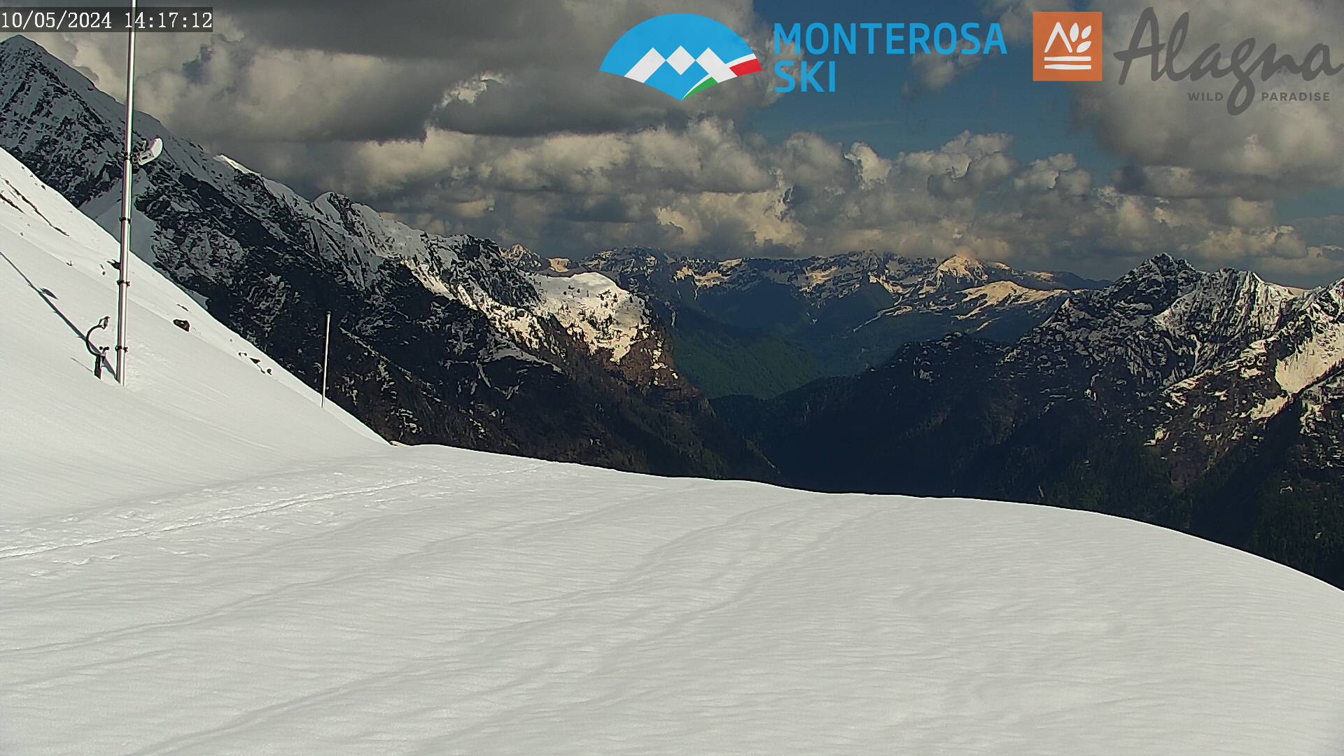 Monterosa-ski Alagna Valsesia - Panorama da Bocchetta delle Pisse